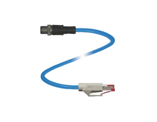 M12 4Pin 電纜連接器、轉(zhuǎn)接RJ45