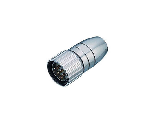 M23 12Pin 連接器、直頭、公頭