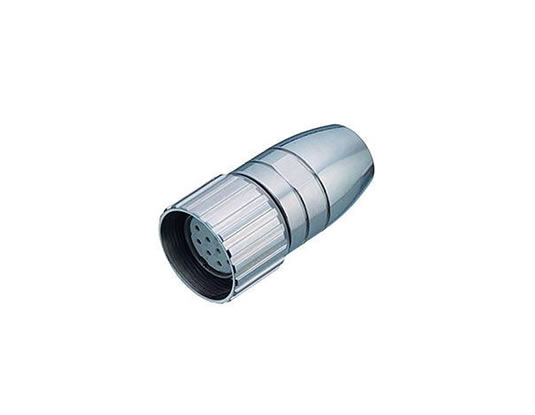 M23 12Pin 連接器、直頭、母頭